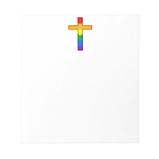 Bloco De Notas Cruz Gay (Frente)