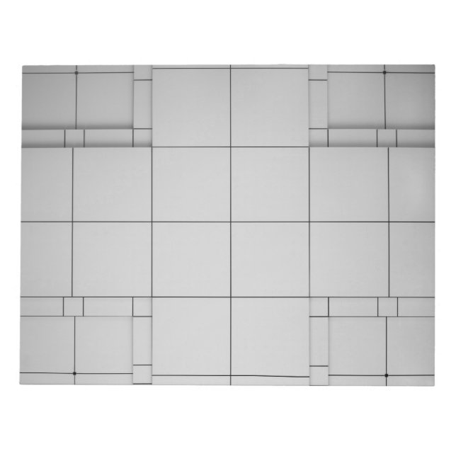 Bloco De Notas Cubos abstrato (Frente)