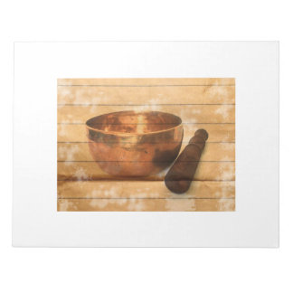 Bloco De Notas Cuenco tibetano, singing bowl