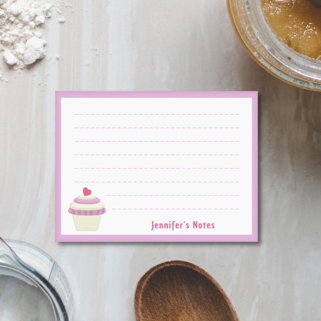 Bloco De Notas Cupcake (Cupcake Post-it Notes)