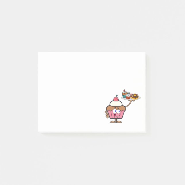 Bloco De Notas Cupcake Adoça Seu Dia (Frente)