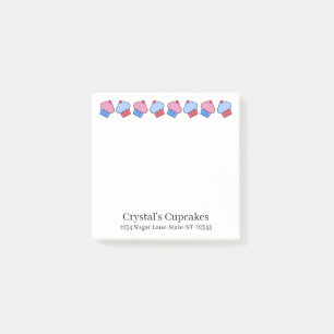 Bloco De Notas Cupcake Adorável Personalizado