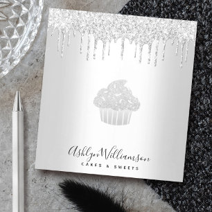 Bloco De Notas Cupcake Padaria Pastelaria Chef Derramamento de pr