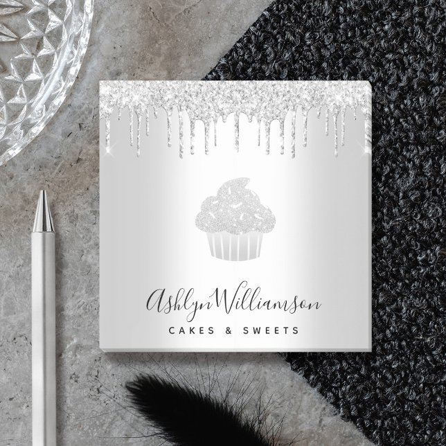 Bloco De Notas Cupcake Padaria Pastelaria Chef Derramamento de pr (Criador carregado)