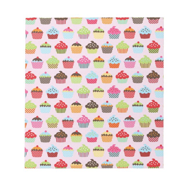 Bloco De Notas Cupcakes Fofos (Frente)