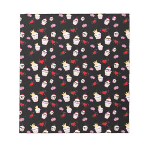 Bloco De Notas Cupcakes Kawaii Acessórios de padrão