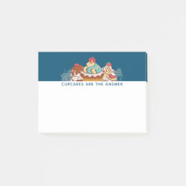 Bloco De Notas Cupcakes são a resposta Engraçada