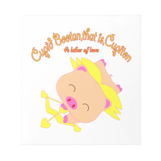 Bloco De Notas Cupid Bootan (Frente)