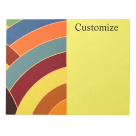 Bloco De Notas curvas quic de várias cores