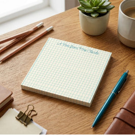 Bloco De Notas Custom Grid Teacher Post-it® Notes 