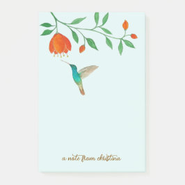 Bloco De Notas Custom Hummingbird Post-It Notes