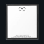 Bloco De Notas Custom Logo Office Branding Memo notepad<br><div class="desc">Promote your brand with this custom logo business notepad,  perfect for offices,  small companies,  and professional teams. Personalize with your logo or text to create a stylish and functional stationery item. Ideal for meetings,  notes,  and promotional use,  this notepad enhances brand identity while being practical and professional.</div>