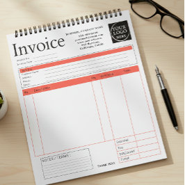 Bloco De Notas Custom Logo Small Business Invoice Sales Receipt P