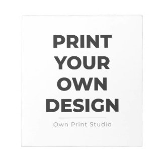 Bloco De Notas Custom Print Your Own | Printing My Own To Order