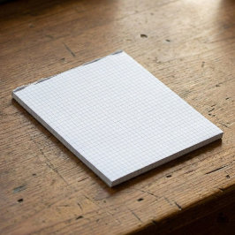 Bloco De Notas Custom Small Graph Paper Note Pad (Grids, Squares)