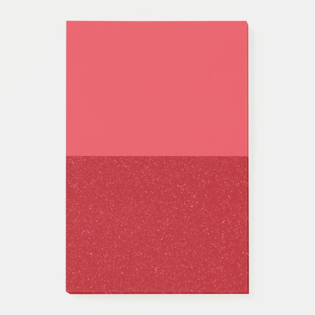 Bloco De Notas Custom Tomato Red Split Sticky Notes (Frente)