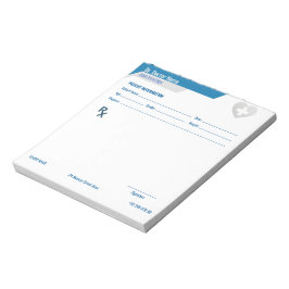 Bloco De Notas Customizable RX Pad for Doctors - Prescription Pad