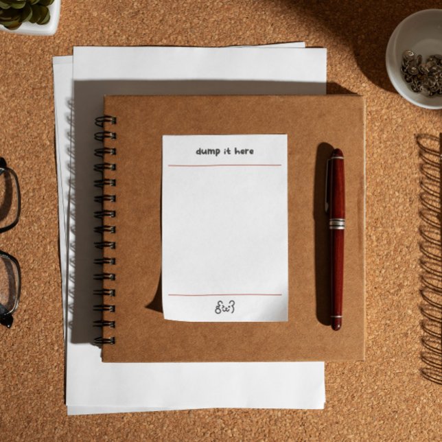 Bloco De Notas Cute bear dump it here  (Criador carregado)