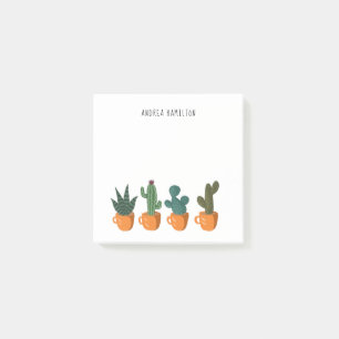 Bloco De Notas Cute Cactus e Plantas