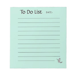 Bloco De Notas Cute Cat To-Do List Notepad