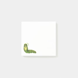 Bloco De Notas Cute Caterpillar with Hearts
