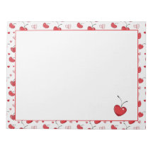 Cute Cherry Hearts Boho Scandinavian Valentine 