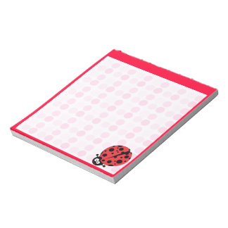 Bloco De Notas Cute Ladybug