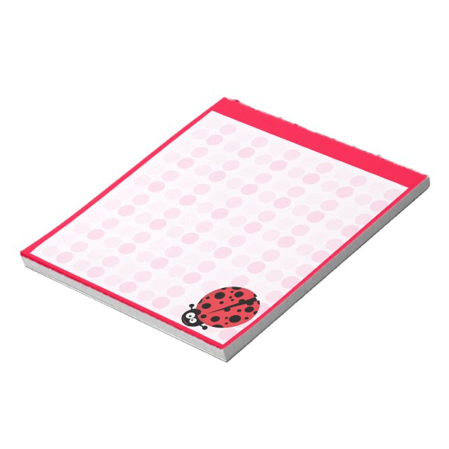 Bloco De Notas Cute Ladybug (Invertido)