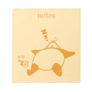 Bloco De Notas Cute Panda