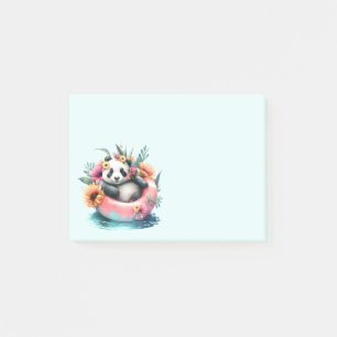 Bloco De Notas Cute Panda Chilta em um tubo interno