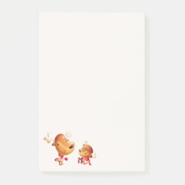 Bloco De Notas Cute Reindeer Christmas