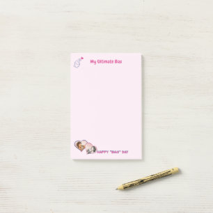 Bloco De Notas Cute rosa minimalista Kdrama Kpop 2 fotos feminino