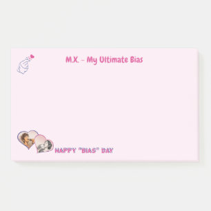Bloco De Notas Cute rosa minimalista Kdrama Kpop 2 fotos feminino