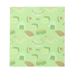 Bloco de Notas Cute Sushi