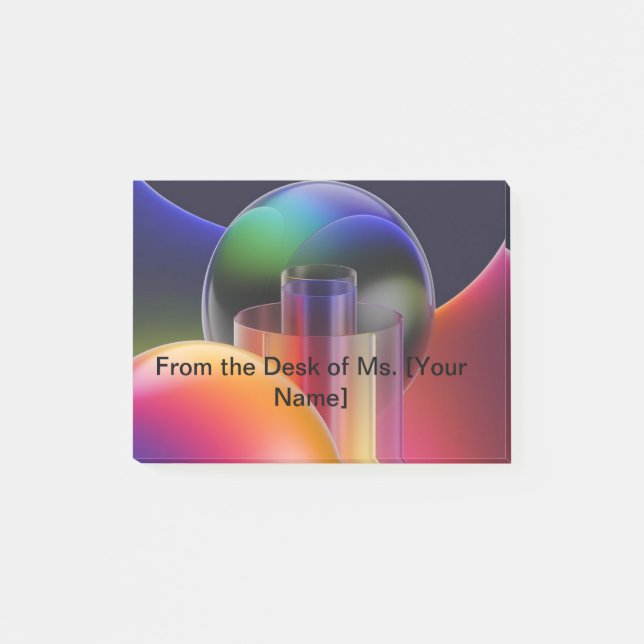 Bloco De Notas Cute Teacher Post-it Notes | Personalized Classroo (Frente)