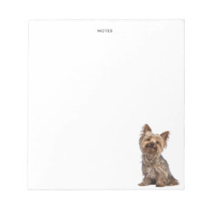 Bloco De Notas Cute Yorkshire Terrier Dog Nome Personalizado