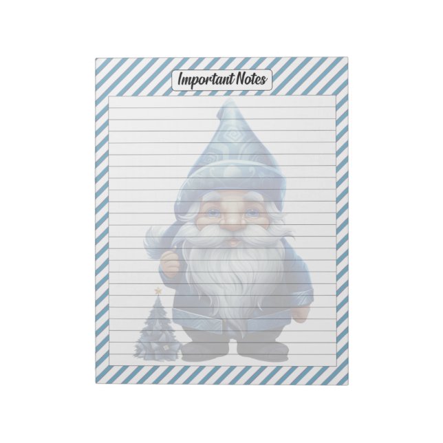 Bloco De Notas Cutie Blue Christmas (Invertido)