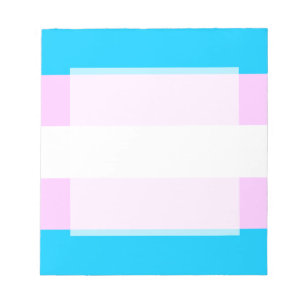 Bloco de notas da bandeira do Transgender