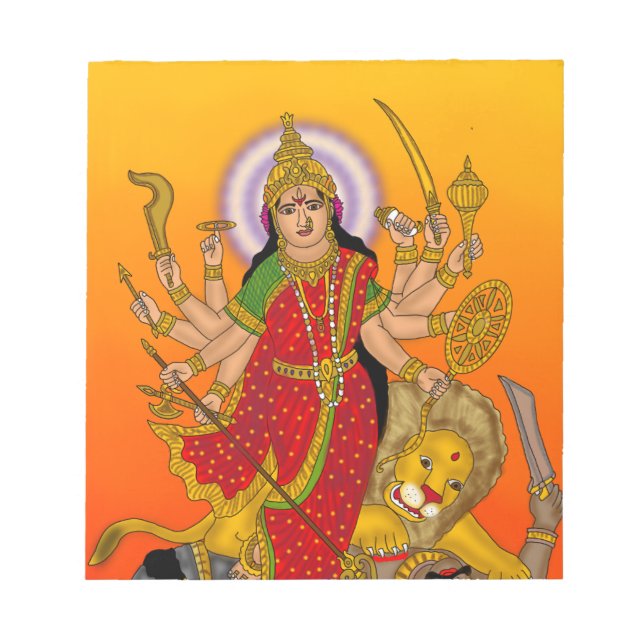 Bloco de Notas da Deusa Durga (Frente)