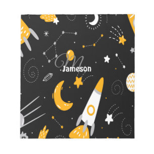 Bloco de notas da Galáxia do Espaço Exterior Amare