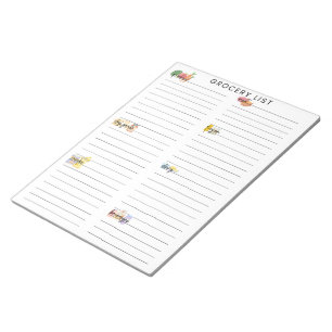 Bloco de Notas da Lista de Compras