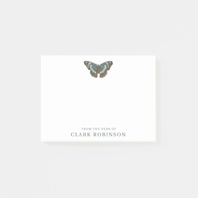 Bloco De Notas Da Mesa Da Vintage Moth (Frente)