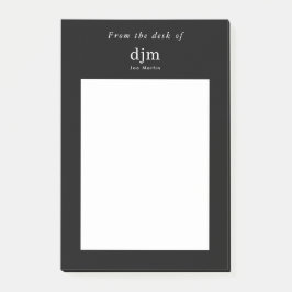 Bloco De Notas Da Mesa De Negócios Simples Minimalistas