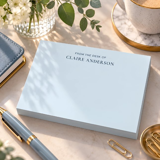 Bloco De Notas Da Mesa de Notas Personalizadas Nome (Criador carregado)