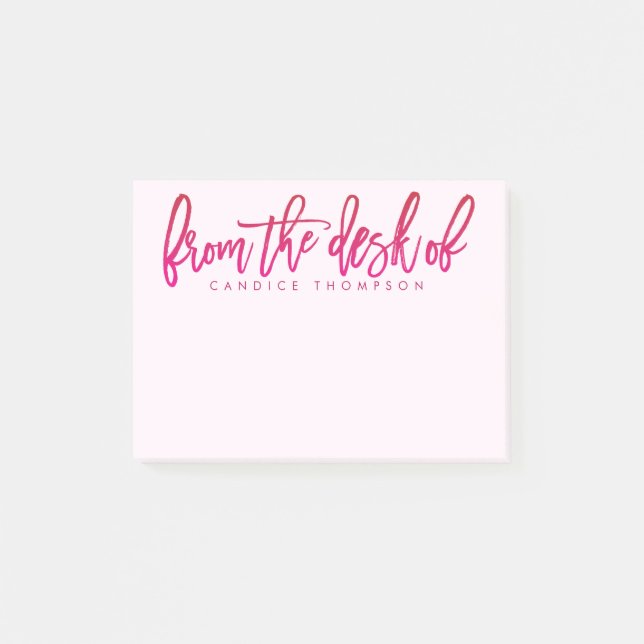 Bloco De Notas Da Mesa De Personalizados (Frente)