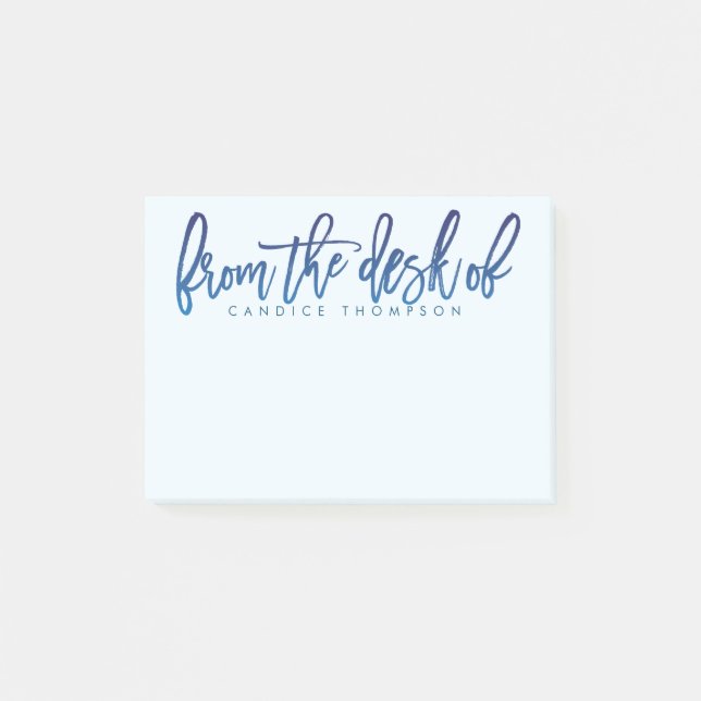 Bloco De Notas Da Mesa De Personalizados (Frente)