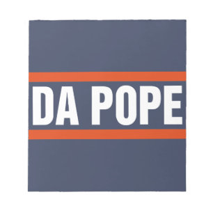 Bloco De Notas Da Pope Da América O Papa Leo XIV Provost De Chica