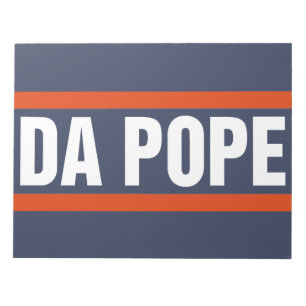 Bloco De Notas Da Pope Da América O Papa Leo XIV Provost De Chica