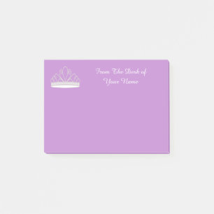 Bloco de notas da tiara