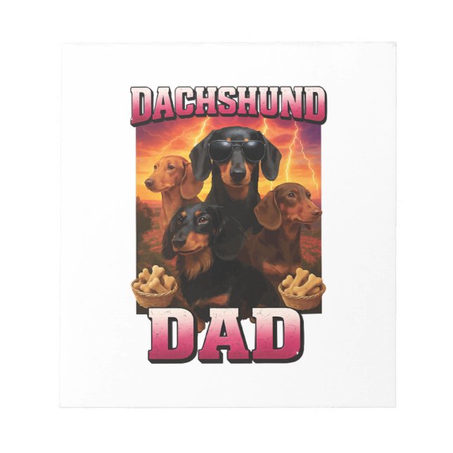 Bloco De Notas Dachshund   (Frente)